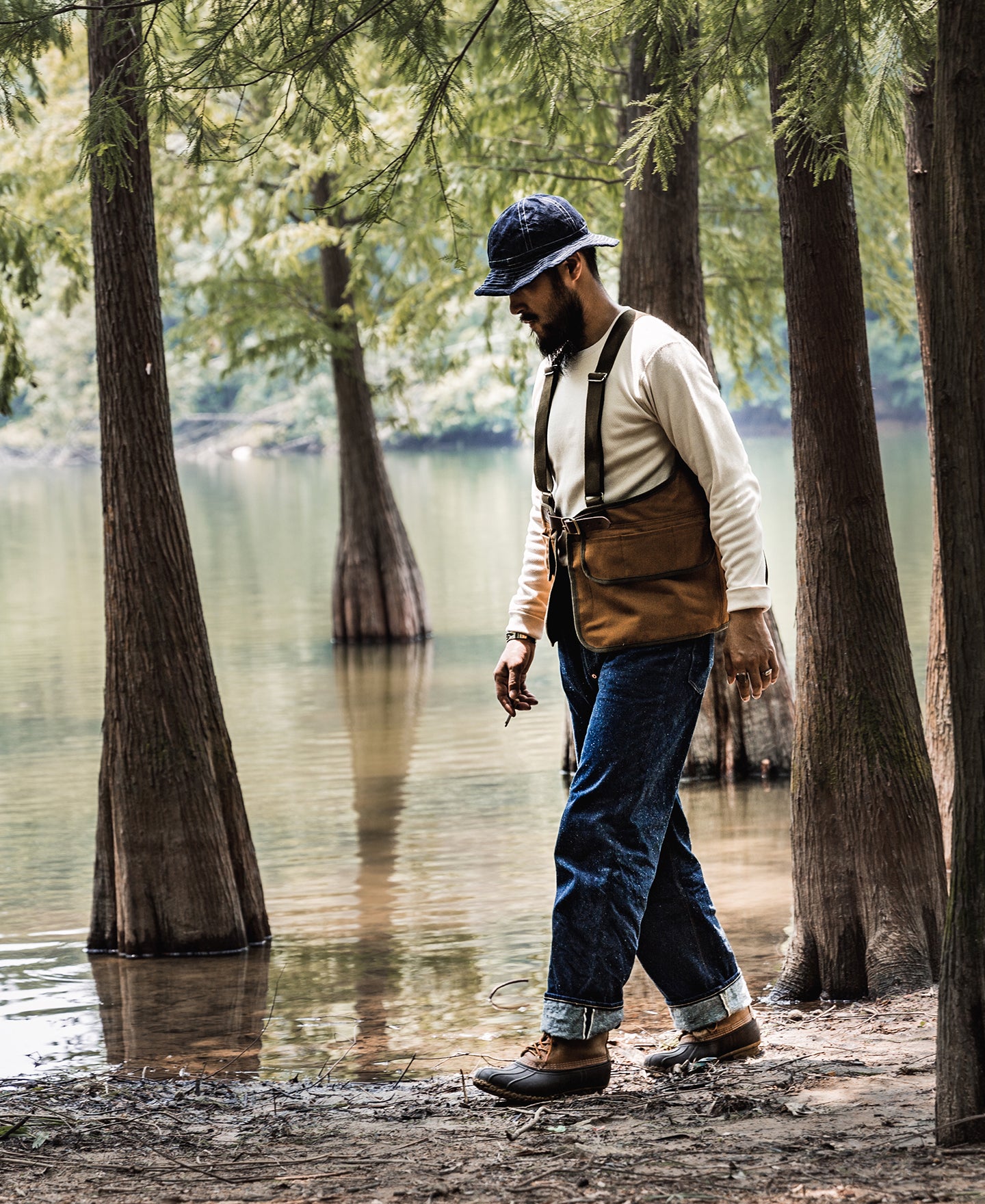 1930s Yellow Heavyweight Canvas Duck Hunting Vest | Bronson