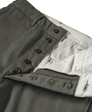 13 oz Cotton Bedford Cord Pants - Olive