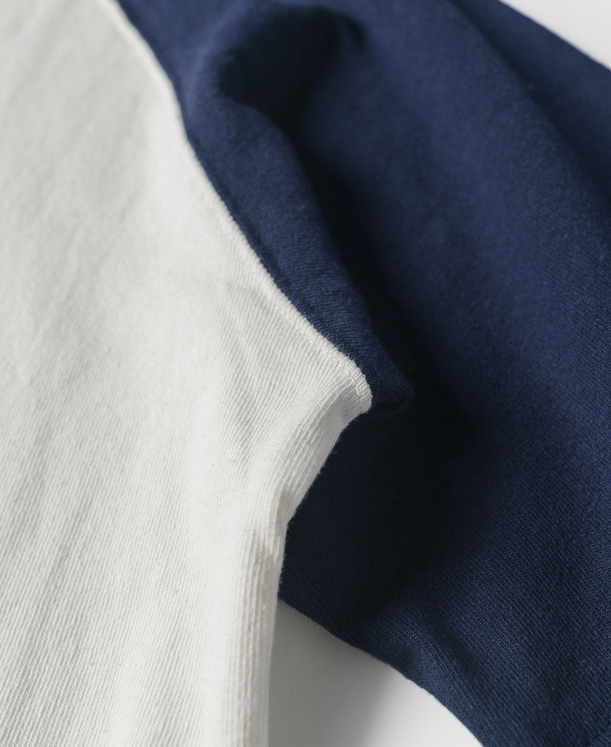 Two-Tone Rider Printed Raglan Sleeve T-Shirt - Blue/White