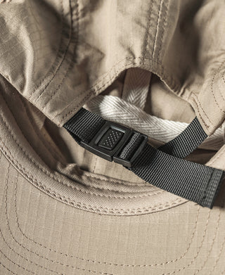 7.5 oz Ripstop Cotton 5 Panel Cap - Khaki