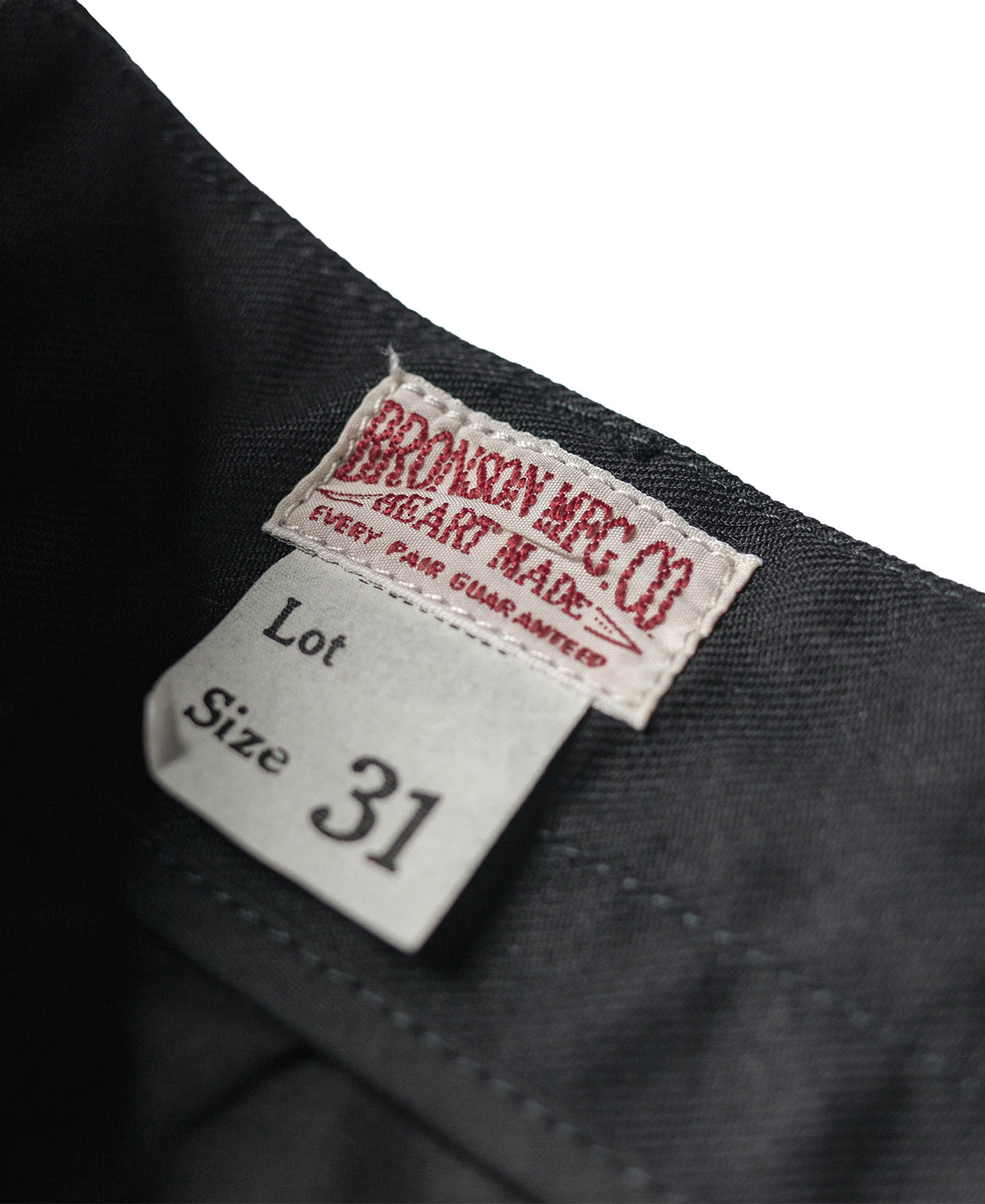 Lot 962 1960s 15 oz Cotton Double Pleated Pants