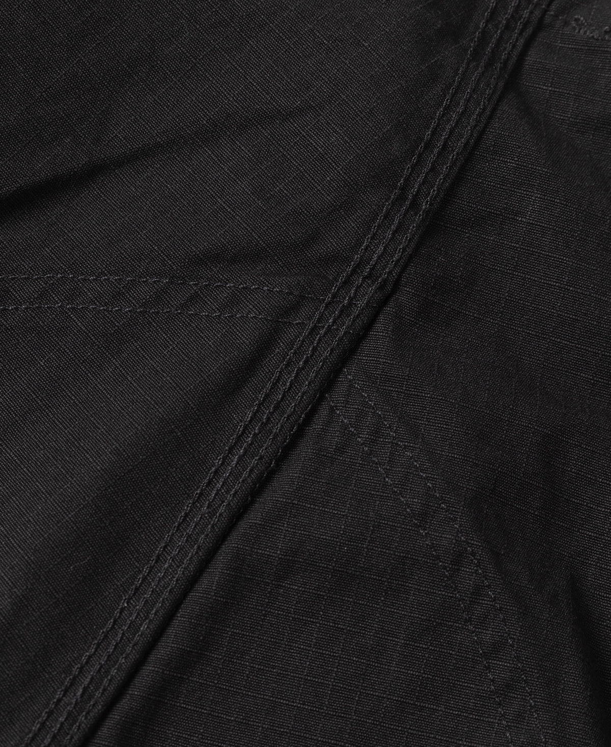 8.5 oz Cotton Ripstop Cargo Shorts - Black