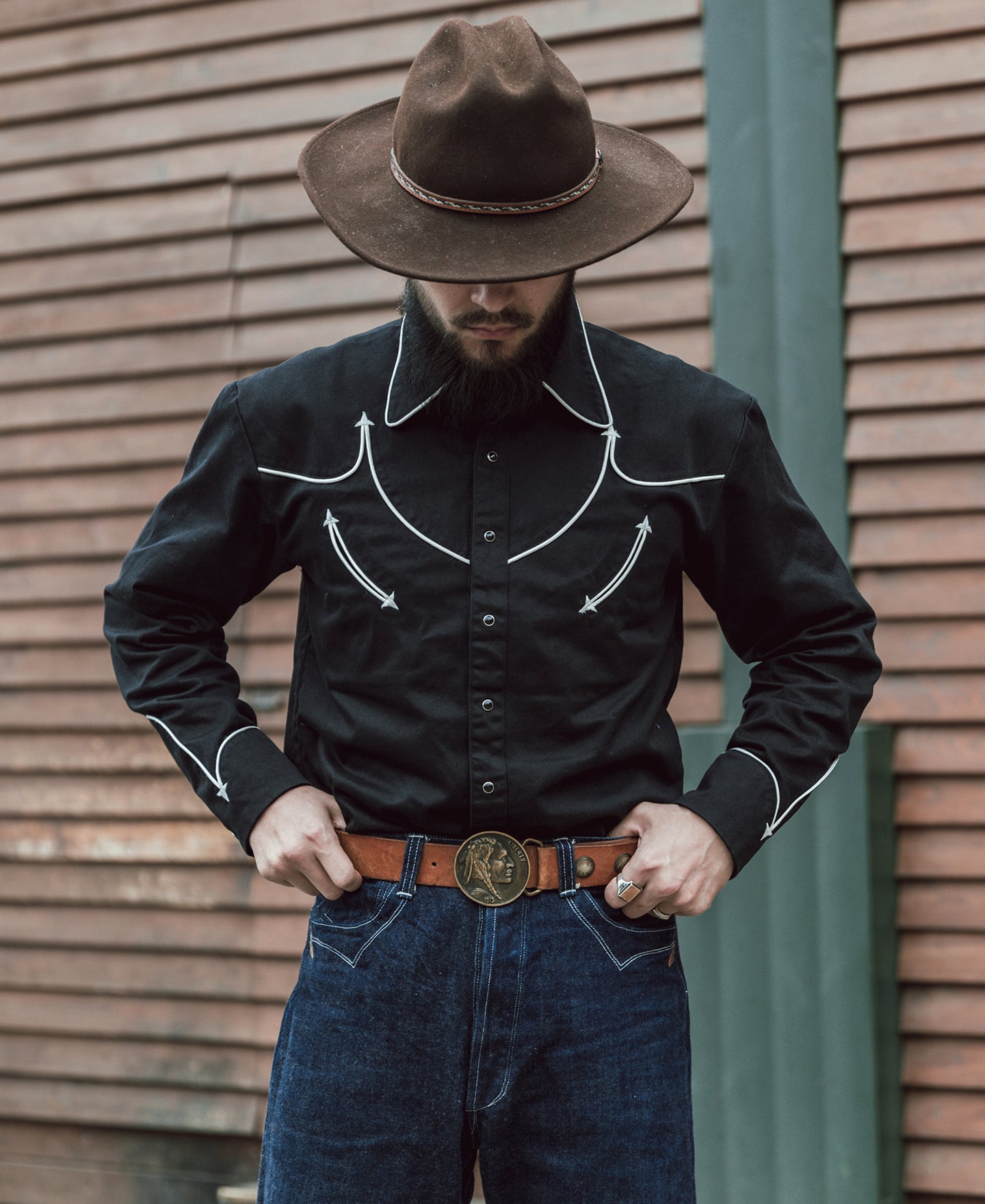 Old Time Western Shirt, Ranchman Wear, Cowboy Shirt