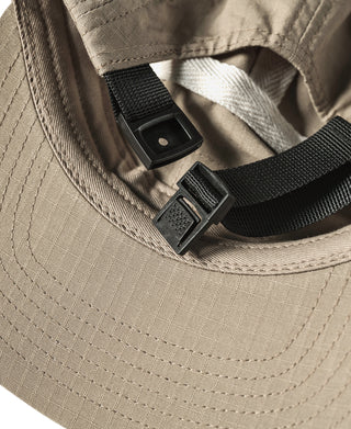 7.5 oz Ripstop Cotton 5 Panel Cap - Khaki