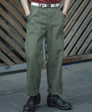 1947 1st 838A OD7 Utility Fatigue Pants