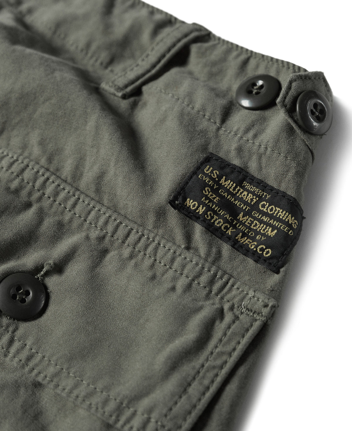 Vietnam War OG107 Fatigue Utility Shorts - Olive