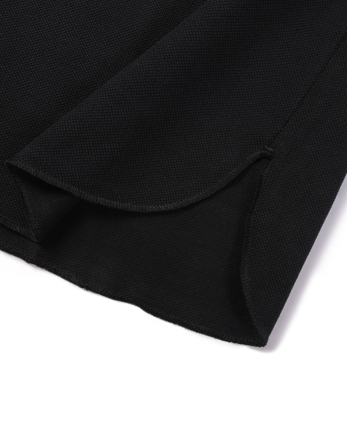 9.8 oz Cotton Pique Baseball T-Shirt - Black