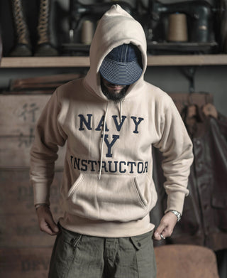 21 oz Navy Yard Instructor Reverse Weave Hoodie - Apricot