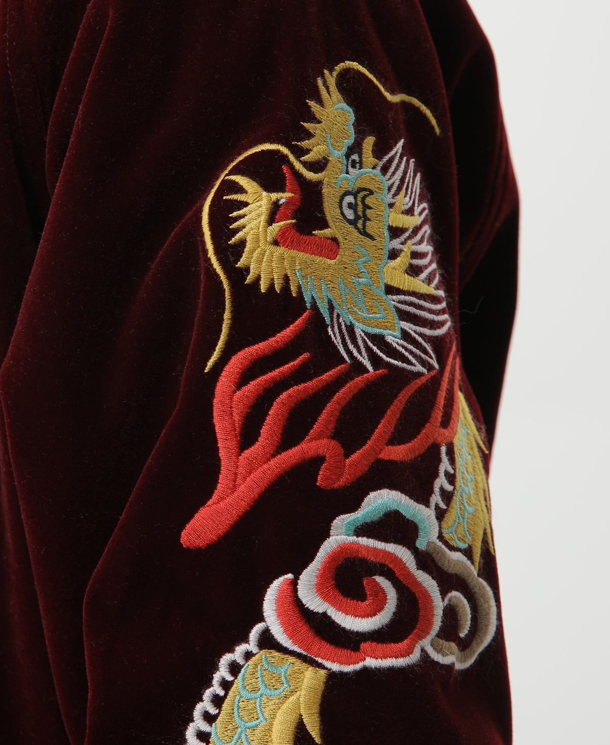 1950s Reversible Embroidery Acetate Souvenir Jacket - Dragon Tiger 