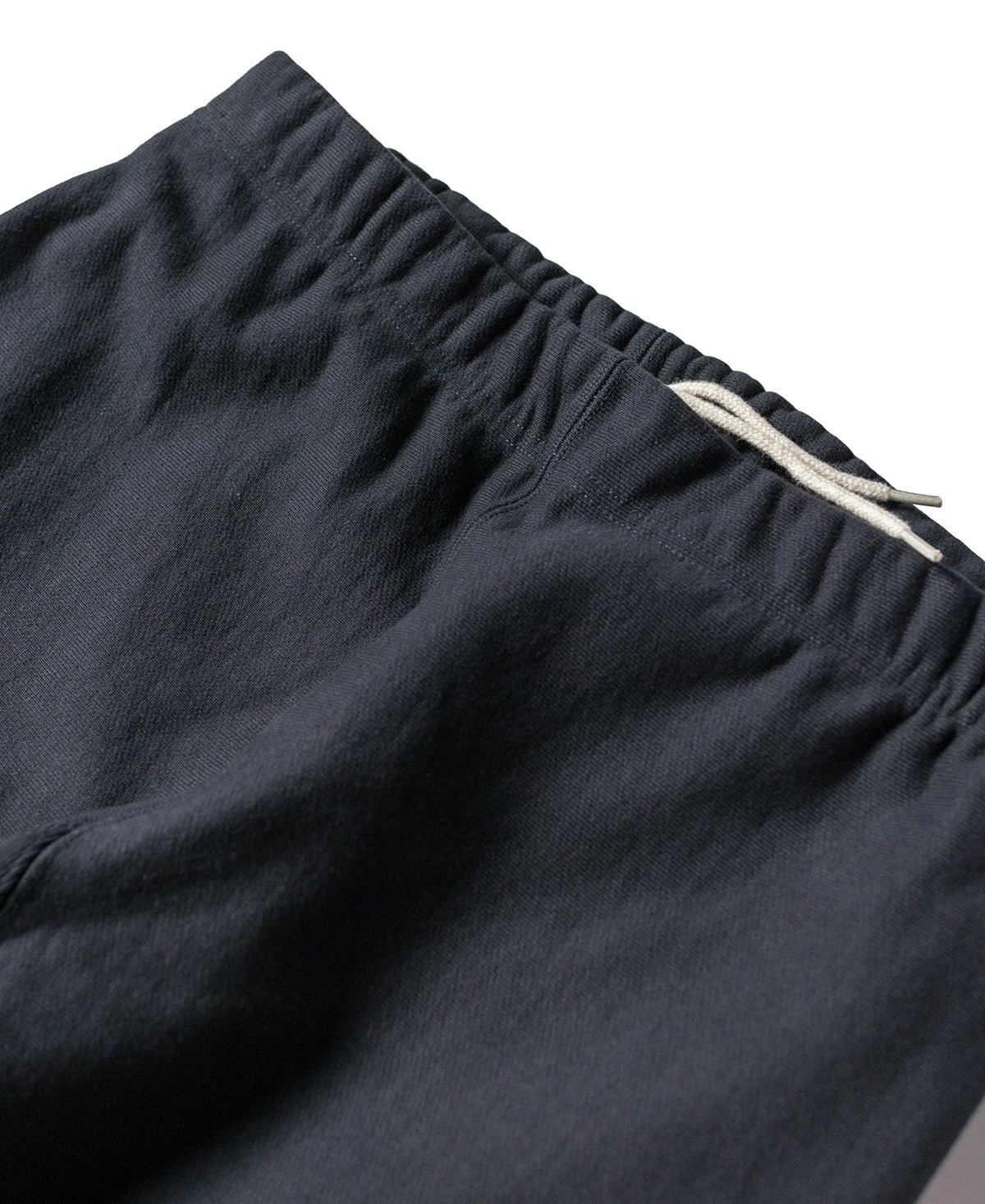 1950s 20.5 oz Terry Cloth Reverse Weave Sweatpants - Black