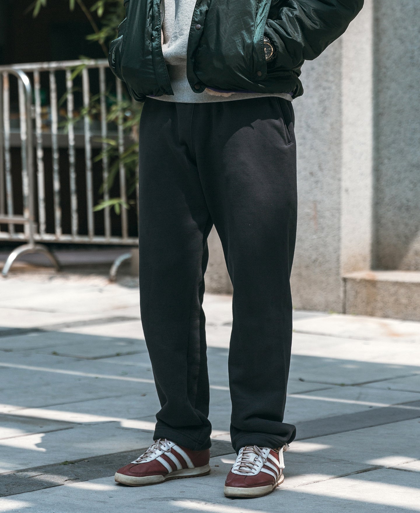 Heavyweight Sweatpants with heat transferred logo [NY467-865/LDL-OXFORD] -  FlynnO'Hara Uniforms