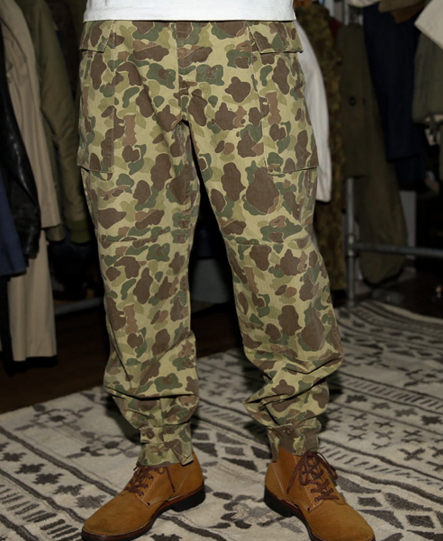 Cotton Printed Mens Army Cargo Jogger Pants