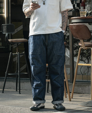 Loose Climbers' Pants - Denim Blue