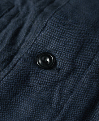 Cotton and Linen-Blend Quilted Padded Chore Jacket