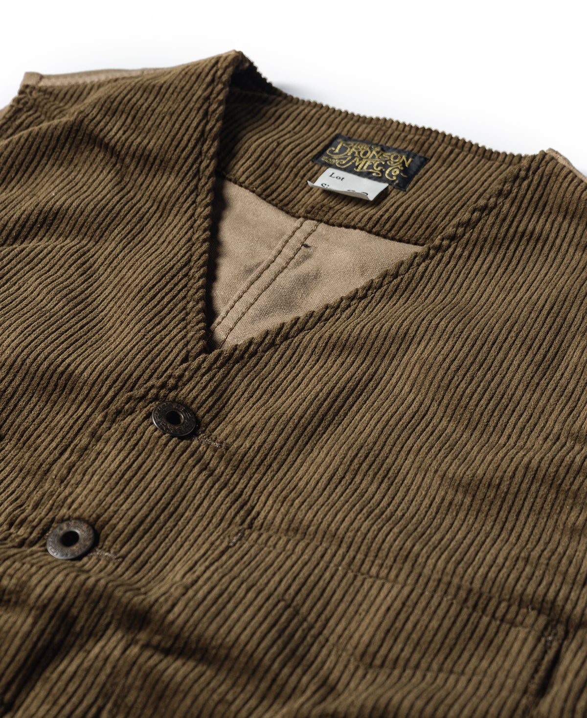 1930s Corduroy Hunting Vest - Light Brown