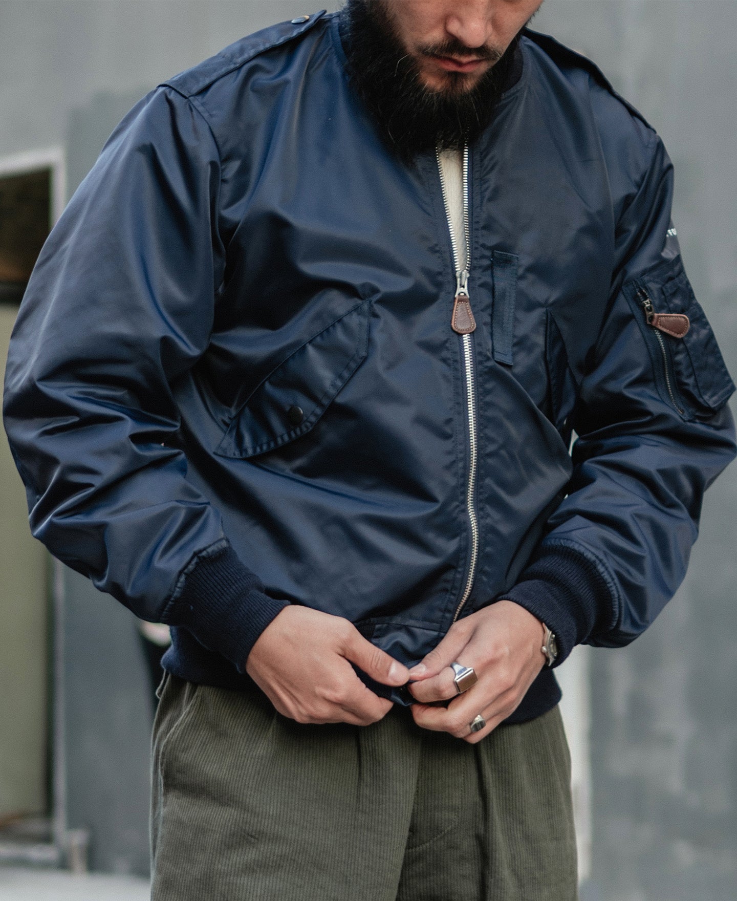 LIGHT WEIGHT WIDE FLIGHT BLOUSON - 通販 - guianegro.com.br