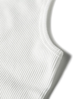 10.5 oz Cotton Tank Top - White