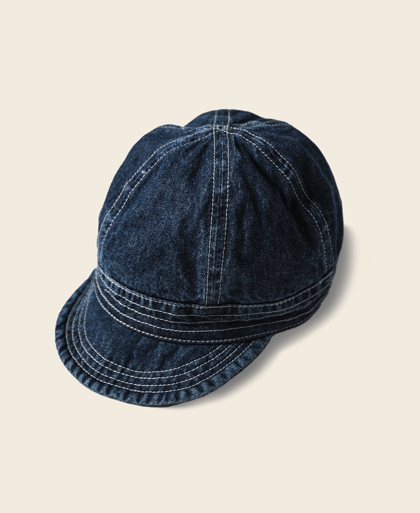 blue denim cap