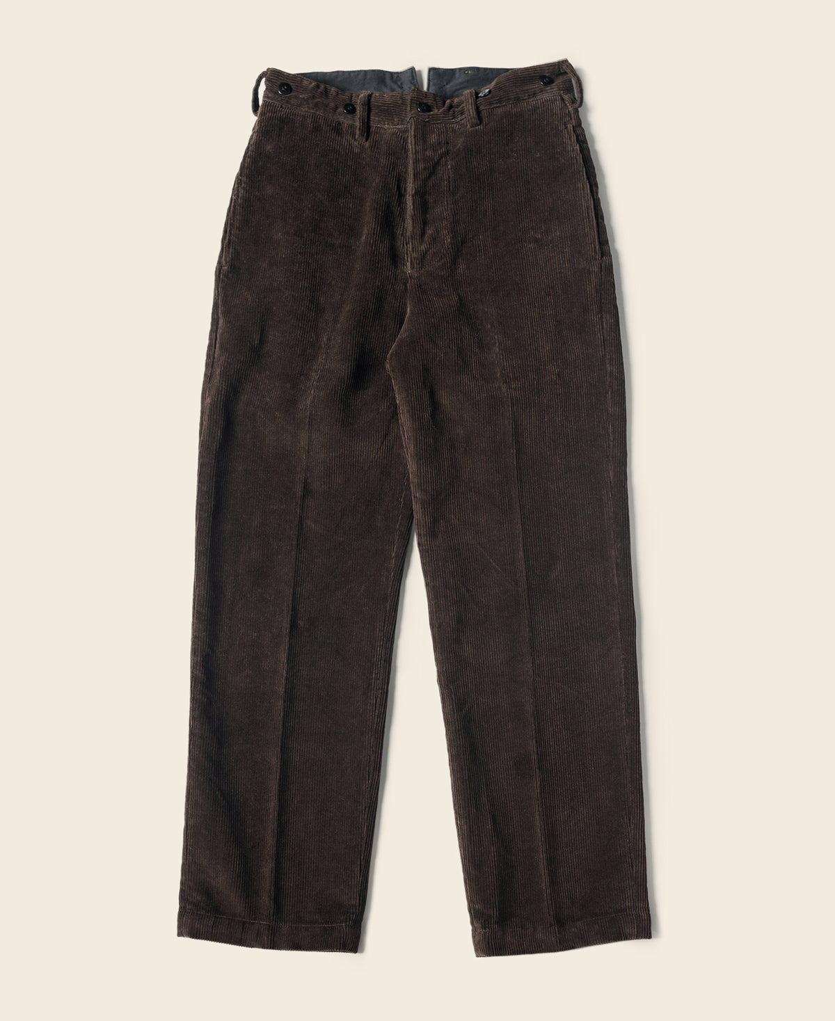 1920s Heavy-Duty Corduroy Work Pants