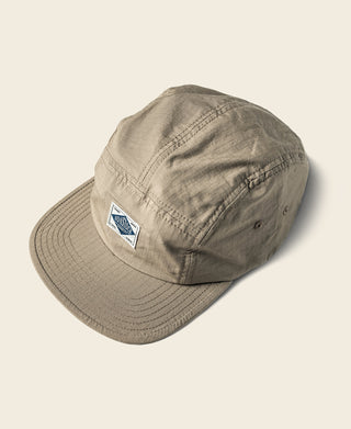 7.5 oz Ripstop Cotton 5 Panel Cap - Khaki