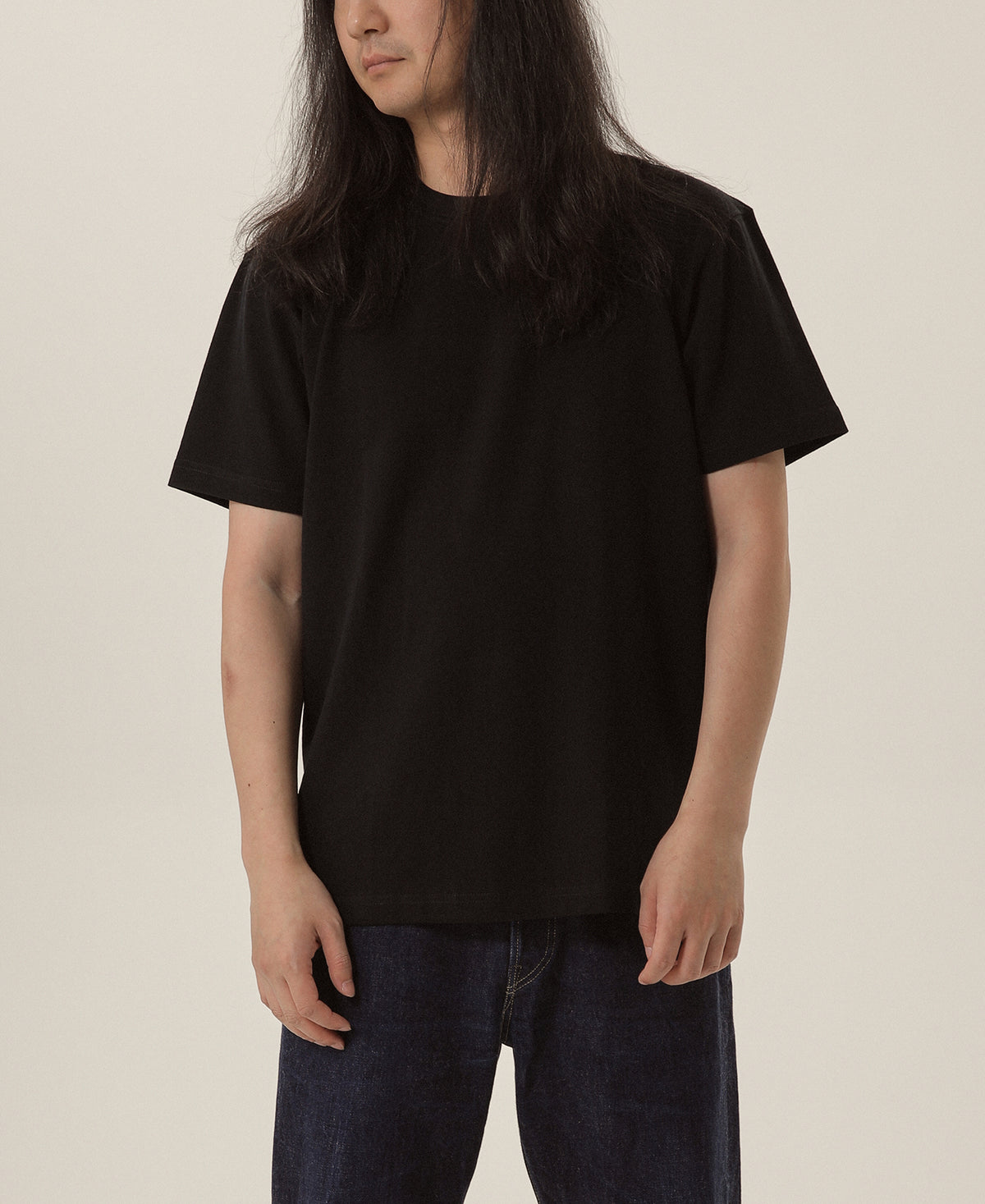 9 oz US Cotton Tubular T-Shirt - Black