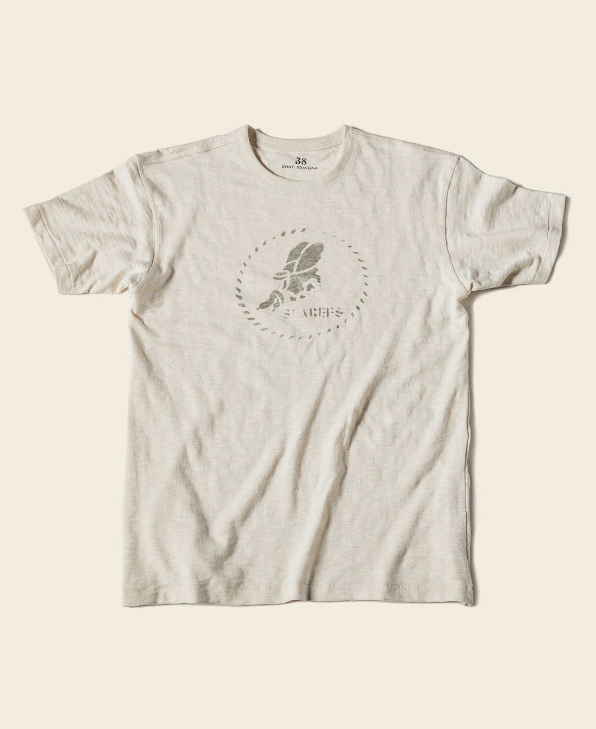 1940s USN Seabees Slub Cotton Training T-Shirt