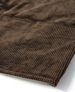 1930s Corduroy Hunting Vest - Dark Brown