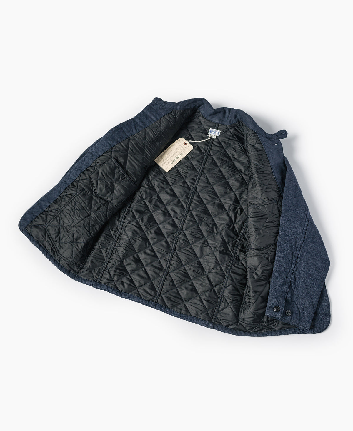 Cotton and Linen-Blend Quilted Padded Chore Jacket