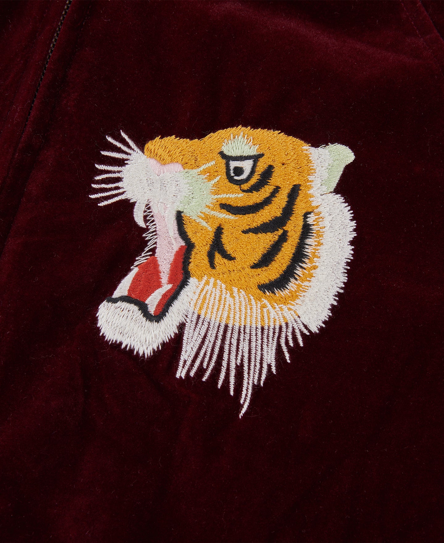 1950s Reversible Embroidery Acetate Souvenir Jacket - Dragon Tiger 