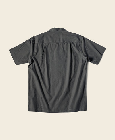 Classic Panama Open Collar Shirt - Dark Gray | Bronson