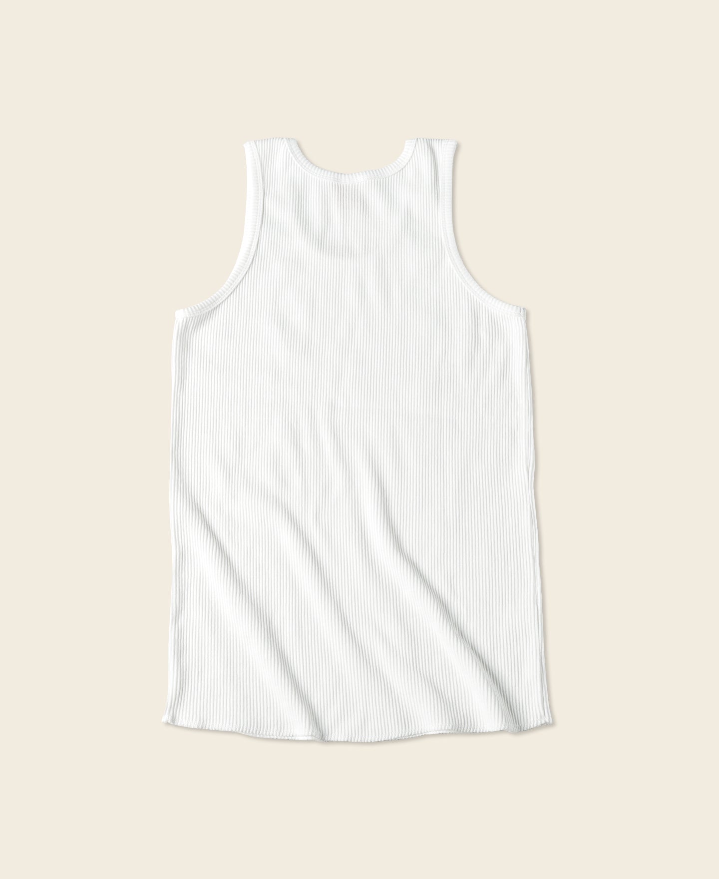 Rib Tank Top White – Front General Store