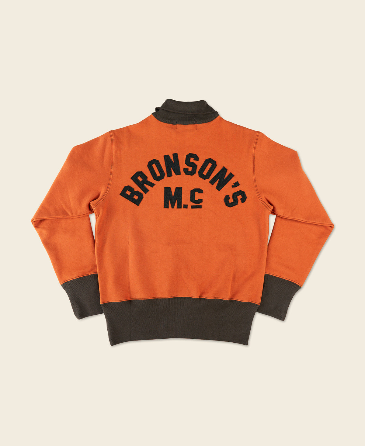 1920s Drinking Team Motorcycle Racing Sweatshirt - Orange