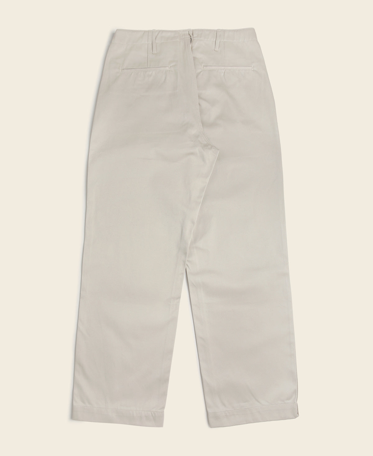 1950s US Army 14 oz Officer Chino Trousers - White