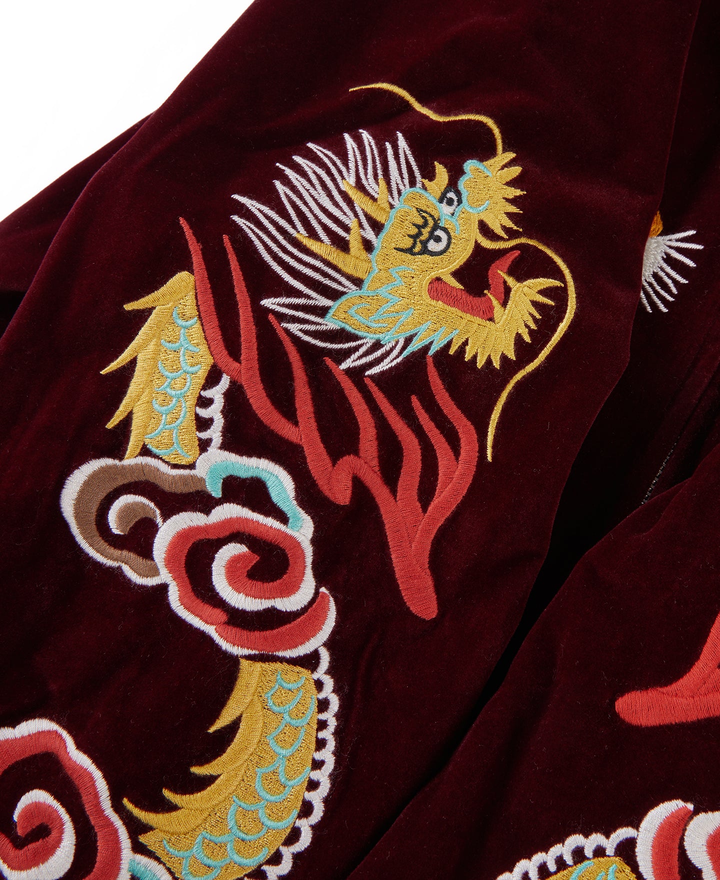 1950s Reversible Embroidery Acetate Souvenir Jacket - Dragon Tiger 