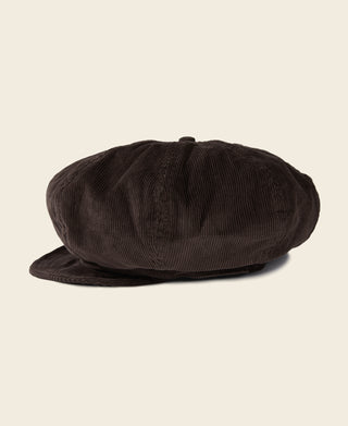 Brown Corduroy Newsboy Cap