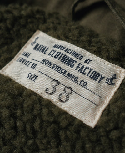 Final Version USN A-2 Deck Jacket (Polyester Lamb Wool) | Bronson