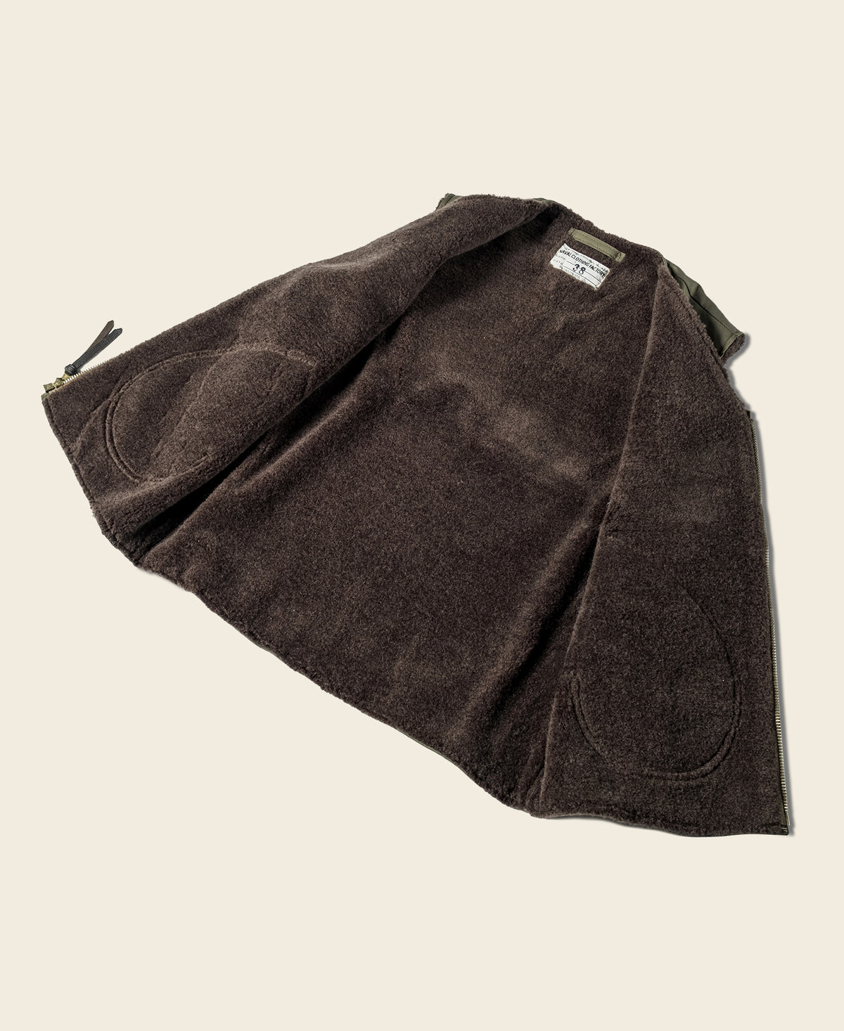 WWII USN Wool Deck Vest