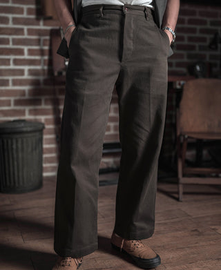 13 oz Cotton Bedford Cord Pants - Brown