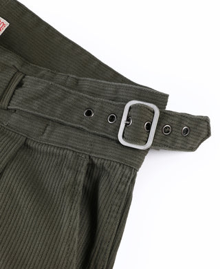 British Army Bedford Cord Gurkha Bermuda Trousers - Olive