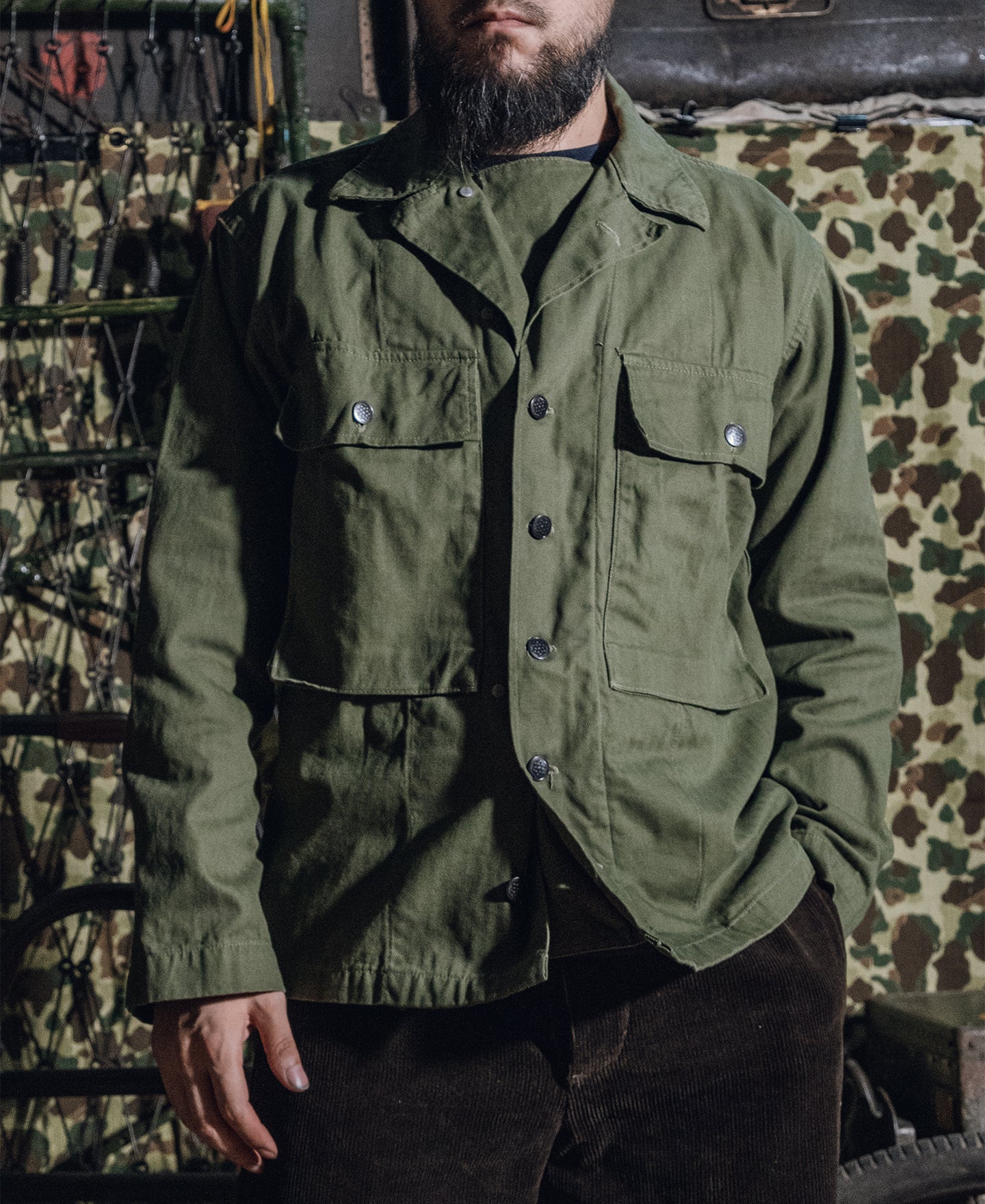 通販企業40s US ARMY M-42 HBT JACKET ジャケット・アウター