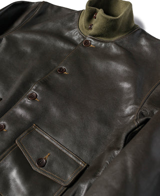 USAAF Type A-1 Leather Flight Jacket - Dark Brown