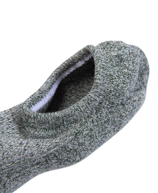 Colored Cotton No Show Socks - Sage Green