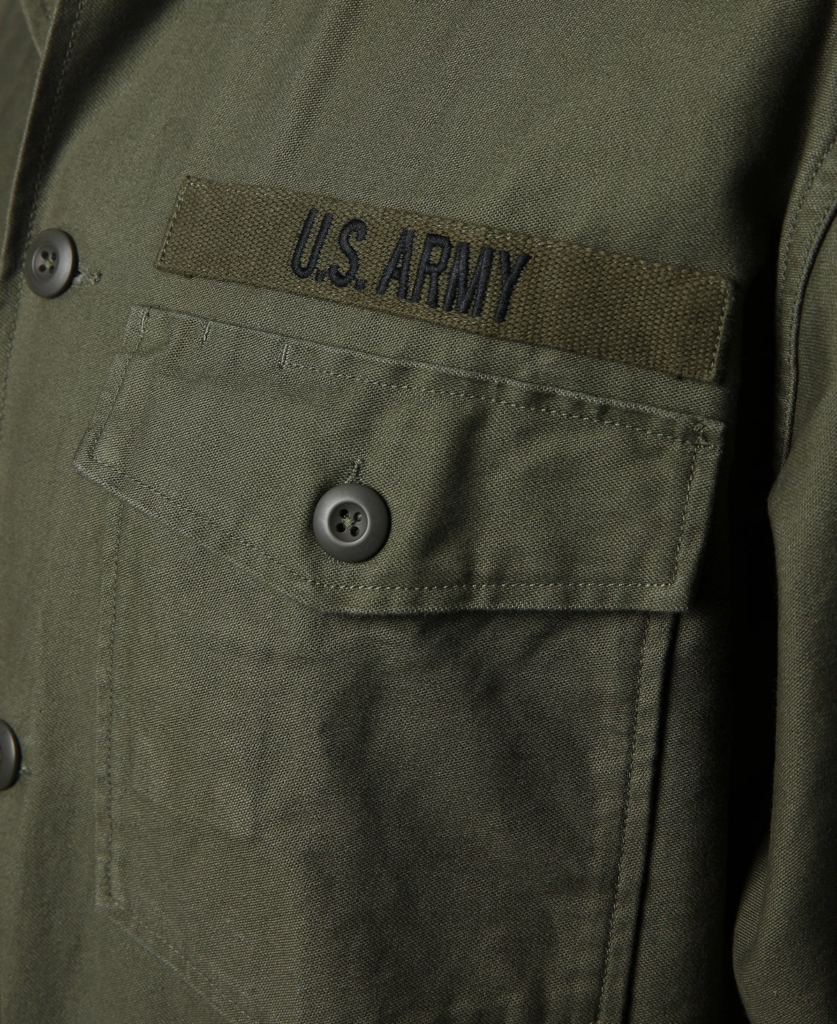 Vietnam War US Army OG-107 Fatigue Utility Shirt - Im Jin Scouts