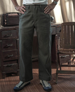 13 oz Cotton Bedford Cord Pants - Olive