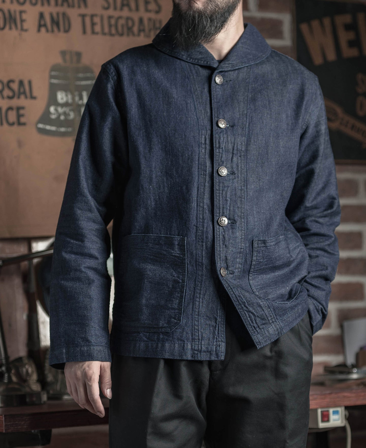 Us navy best sale denim jacket