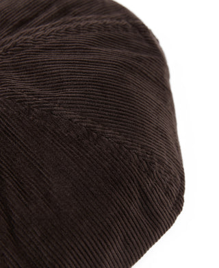 Brown Corduroy Newsboy Cap