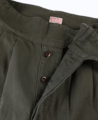 British Army Bedford Cord Gurkha Bermuda Trousers - Olive