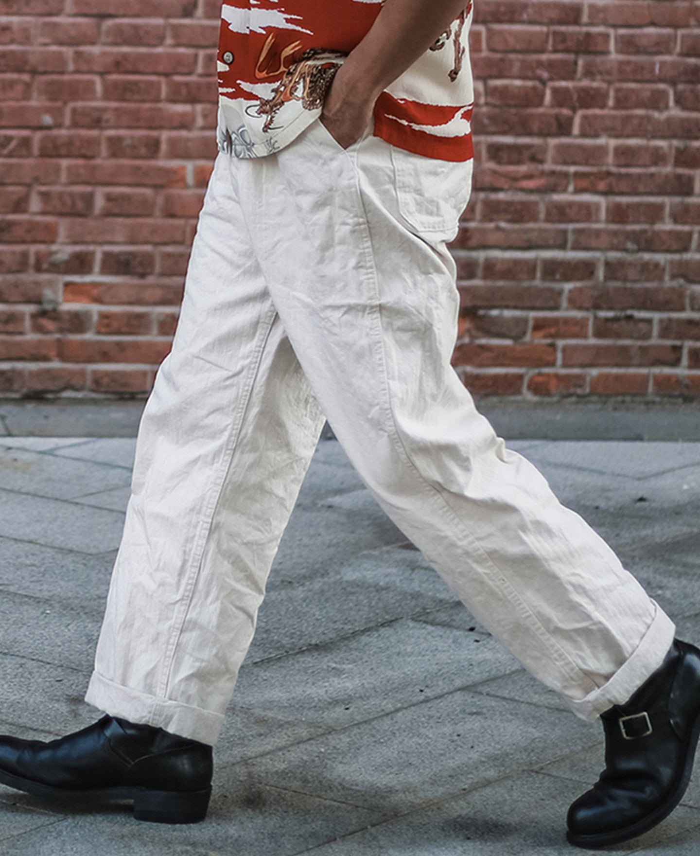 1940s WWII USN 10.5 oz Herringbone Twill Deck Fatigue Pants | Bronson