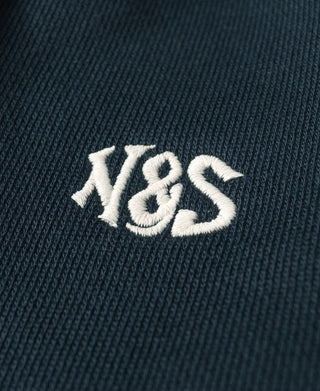 Classic Straight-Leg Striped Logo-Embroidered Cotton-Terry Sweatpants - Navy