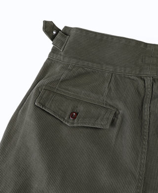 British Army Bedford Cord Gurkha Bermuda Trousers - Olive